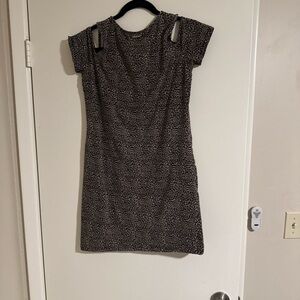 Stylish Black and White Women's Dress